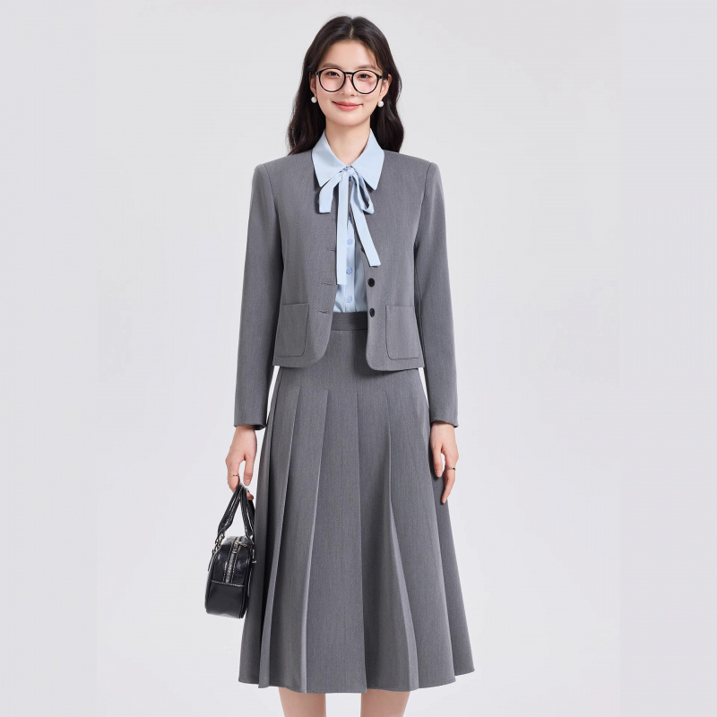 Women Formal Wear Interview - Completo corto grigio da donna, abbigliamento