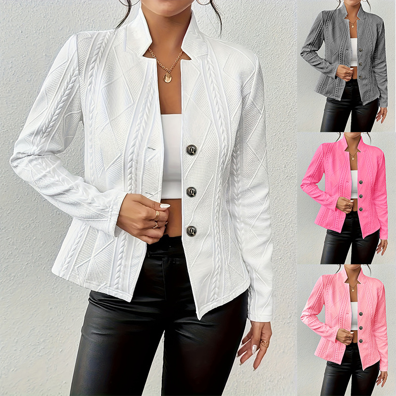 Women Formal Wear Stitching - Nuova giacca da donna autunno e