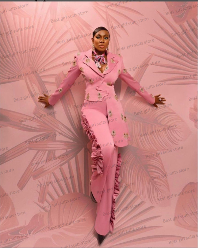 Women'S Formal Wear For A Wedding Guest - Set completo da donna rosa da