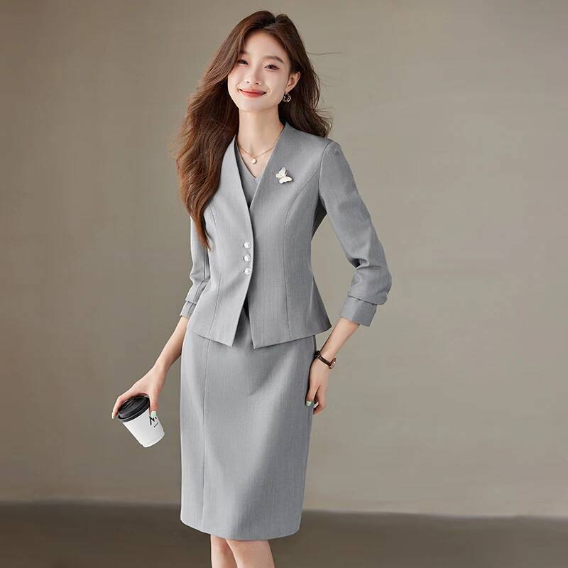 Women Formal Wear Stitching - Blazer da donna formali Abbigliamento da