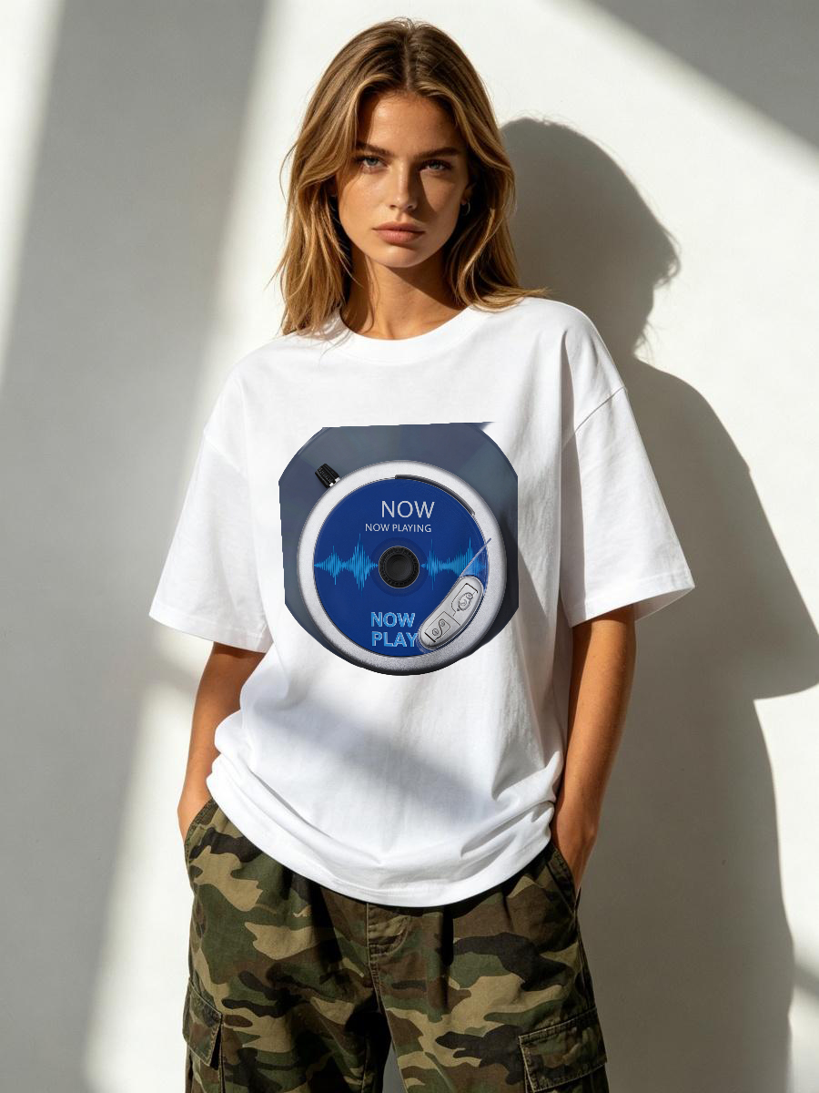 Women Formal Wear Stitching - T-Shirt con Ricamo a Catena, Stile