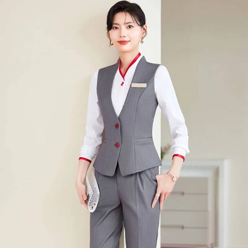 Women Formal Wear Interview - Tailleur pantalone formale taglie forti 5XL