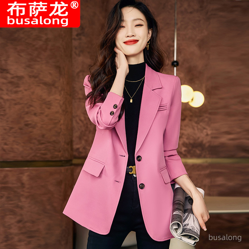 Women Formal Wear Interview - Giacca blazer Autunno Inverno Donna Manica