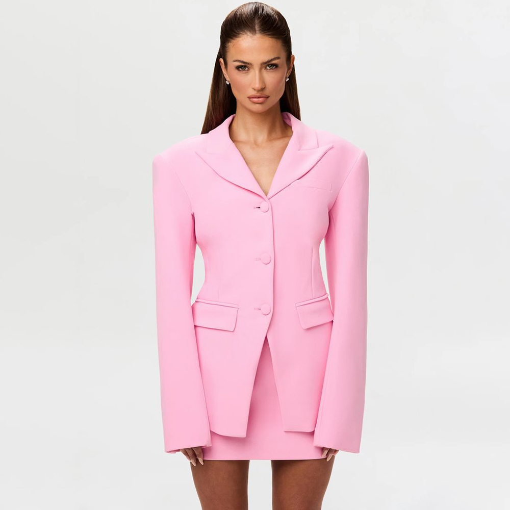 Women'S Elegant Formal Wear - Completo da Donna Rosa Vivace 2