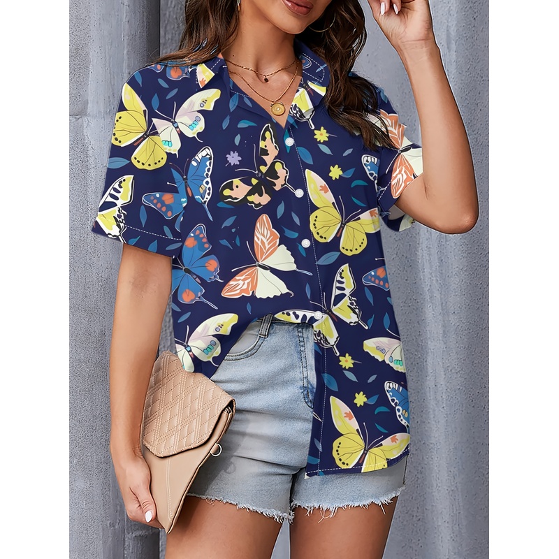 Camicia da Donna con Stampa a  - Women Formal Wear Stitching recensione e prezzo