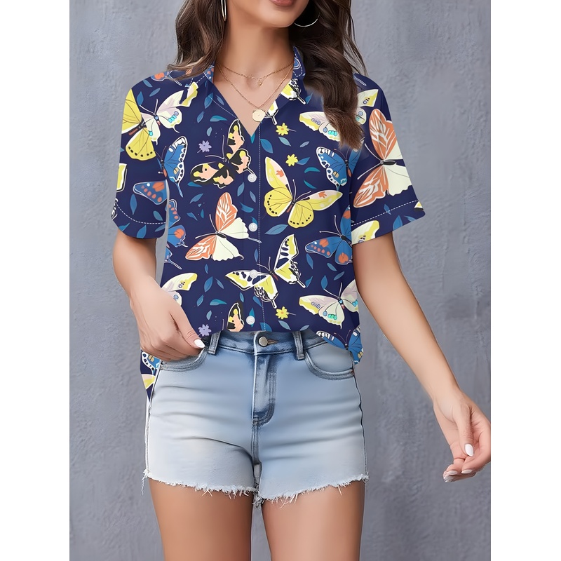 Camicia da Donna con Stampa a  - Women Formal Wear Stitching recensione e prezzo