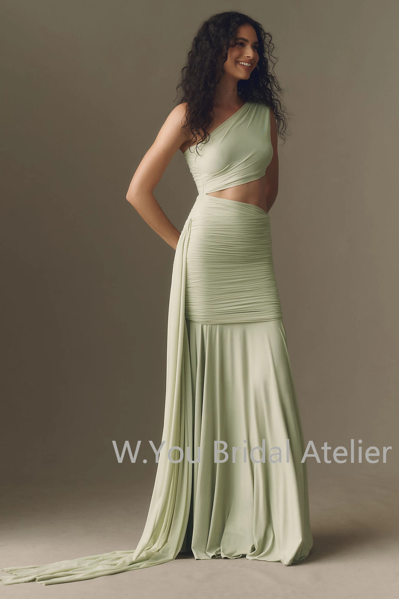 Abiti da Sera Monospalla Lungh - Women'S Formal Wear For A Wedding Guest recensione e prezzo
