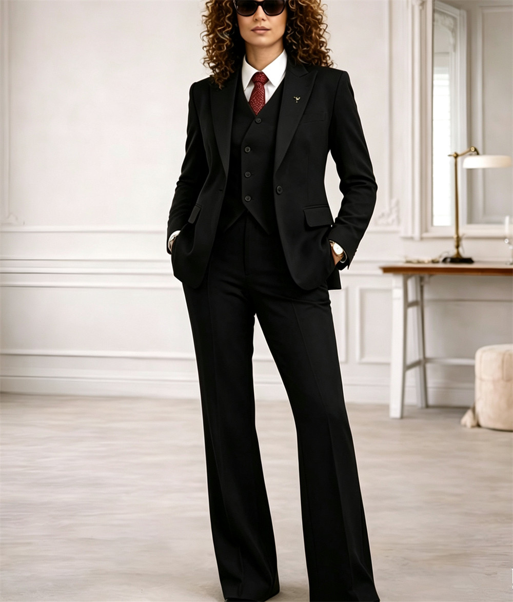 Completo da Donna Rust 3 Pezzi - Women Formal Wear Vest recensione e prezzo