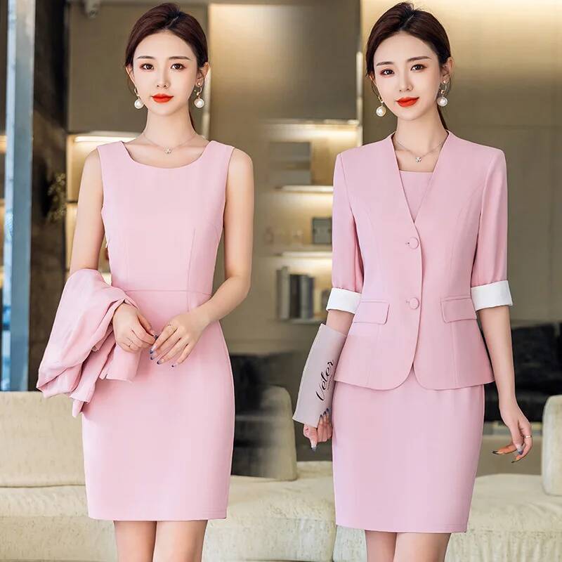 Taglie forti 5XL Abiti da lavo - Women Formal Wear Stitching recensione e prezzo