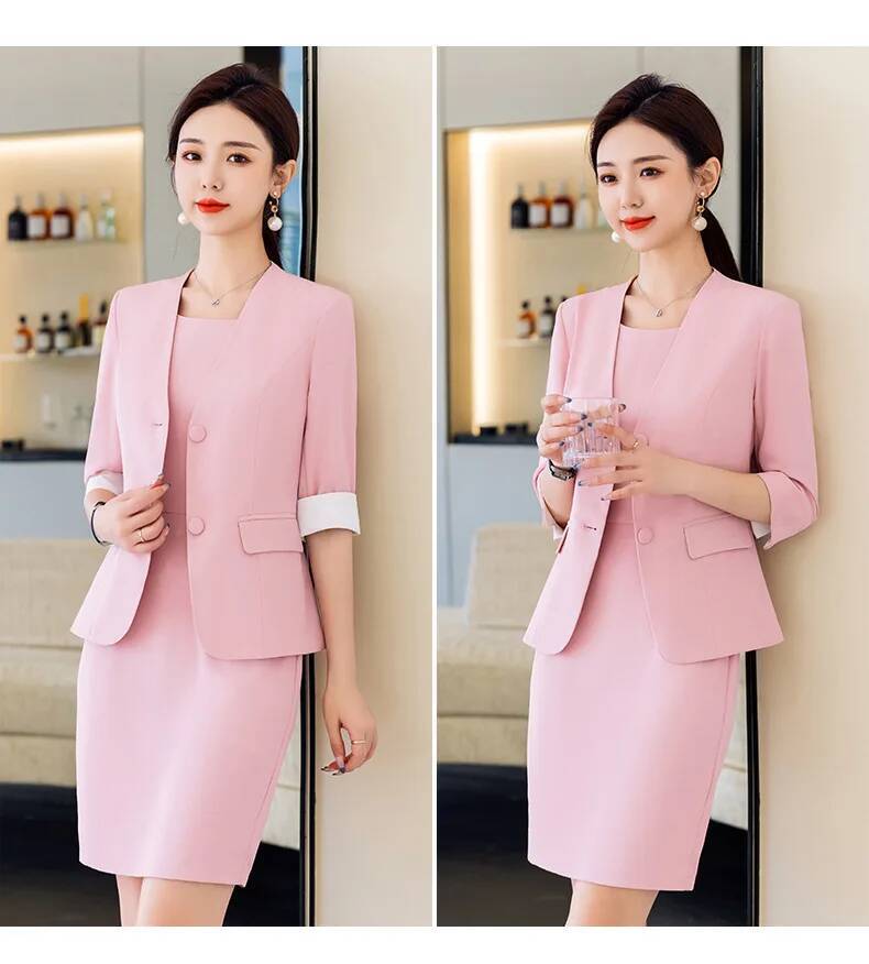 Taglie forti 5XL Abiti da lavo - Women Formal Wear Stitching recensione e prezzo