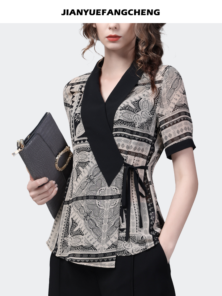 Camicetta di Lusso con Stampa  - Women Formal Wear Stitching recensione e prezzo