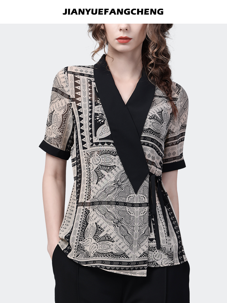 Camicetta di Lusso con Stampa  - Women Formal Wear Stitching recensione e prezzo