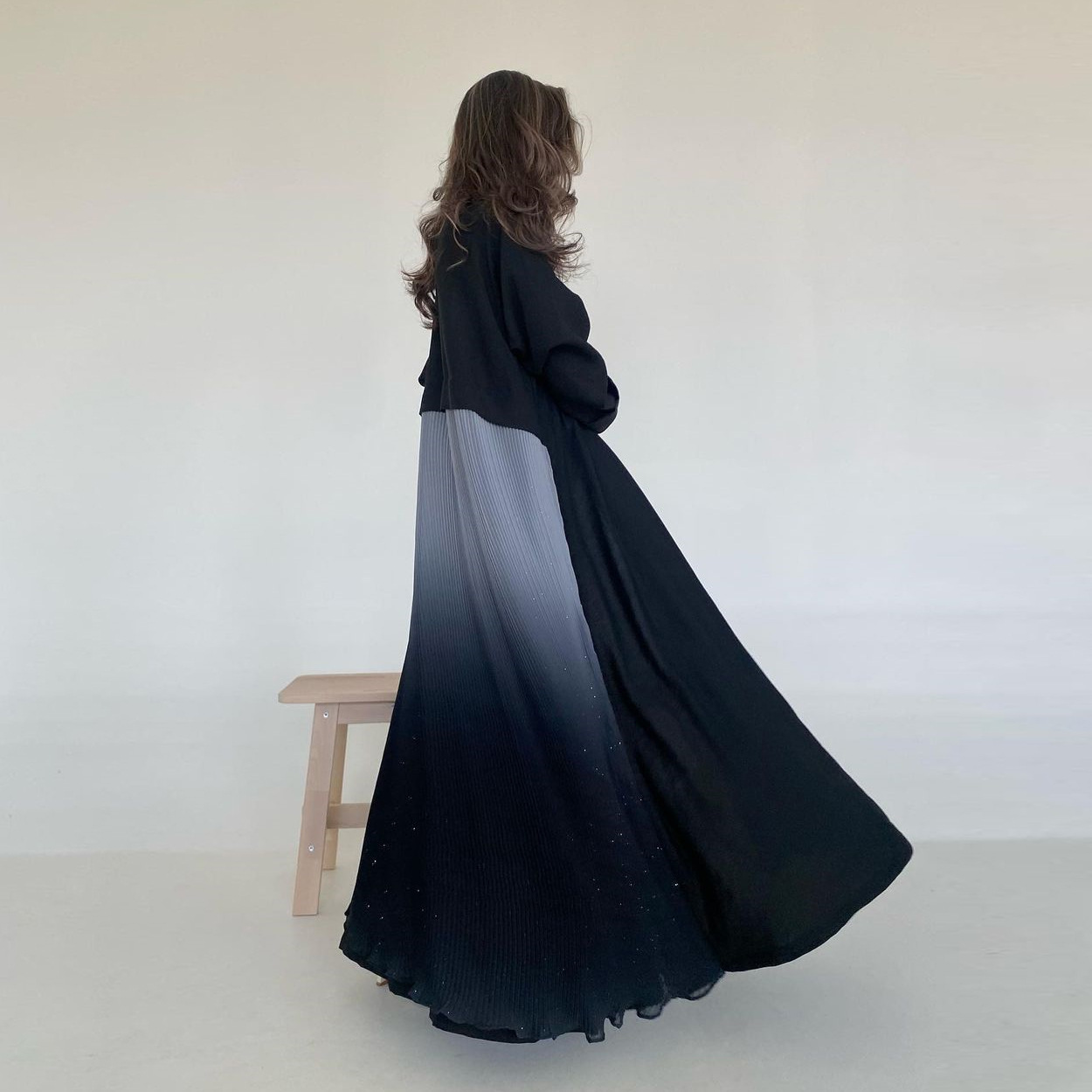 Abito Abaya Plissettato per Do - Women Formal Wear Stitching recensione e prezzo